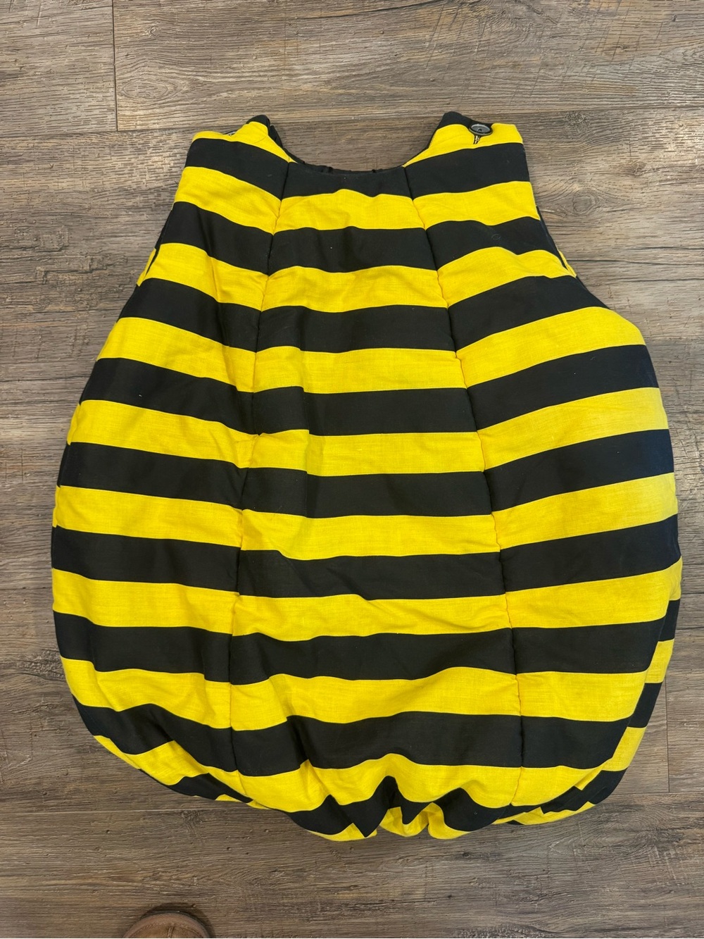 Bumble Bee Handmade Black & Yellow Puff Costume